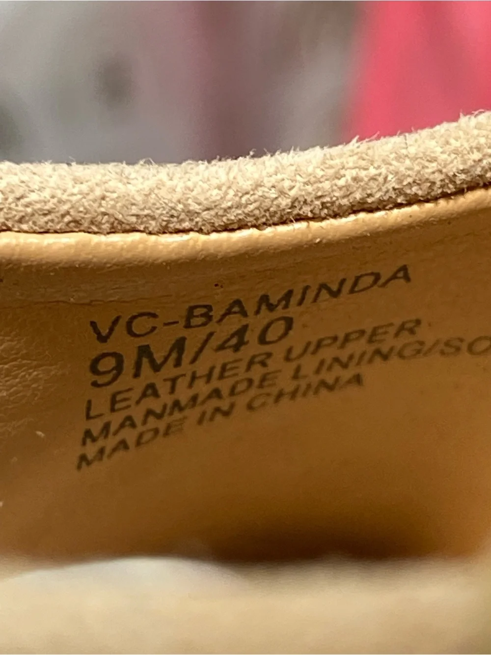 Vince Camuto Nude/Tan Suede Wedge Sandals with Ankle Strap